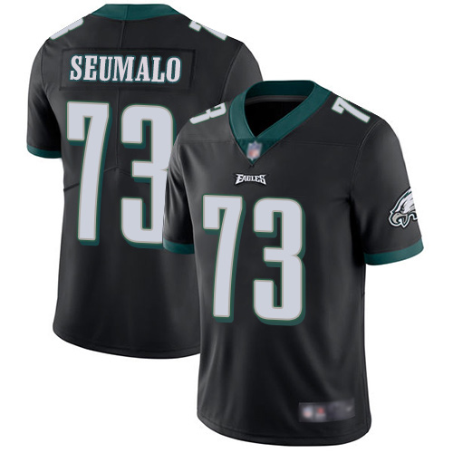 Men Philadelphia Eagles #73 Isaac Seumalo Black Alternate Vapor Untouchable NFL Jersey Limited Player Football->philadelphia eagles->NFL Jersey